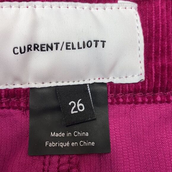 Current/Elliott High Waisted Skinny Wild Aster 26 - Picture 9 of 12